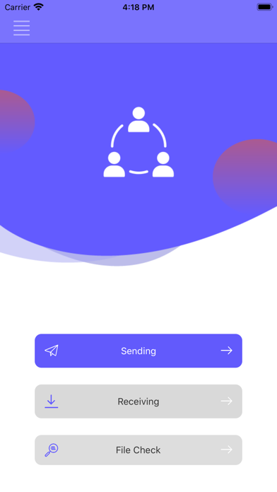 Transfer Files, Share Files Screenshot