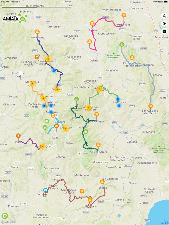 Amiata 4 Stagioni iPad screenshot 4 - Travel app