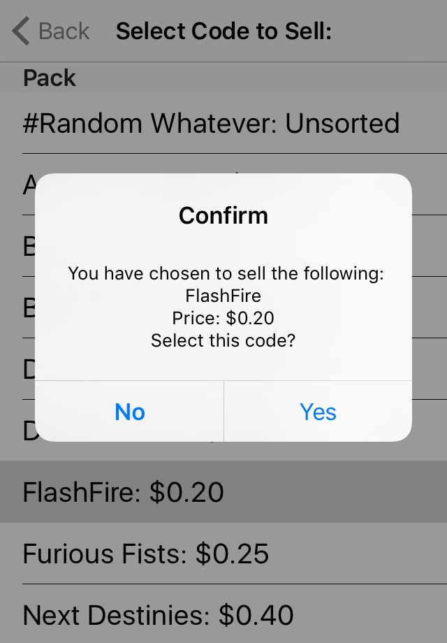 iPhone screenshot