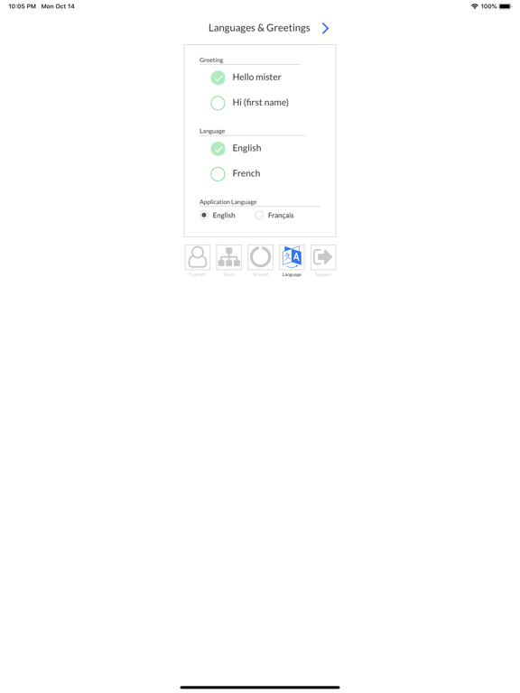 CloOne iPad screenshot 9 - Productivity app
