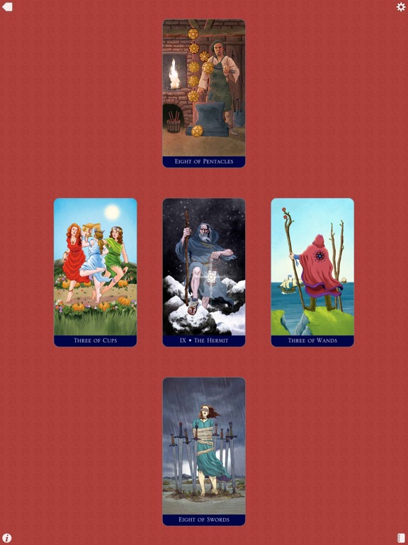 Llewellyn's Classic Tarot iPad screenshot 5 - Entertainment app