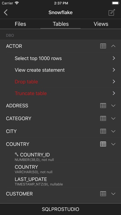 Snowflake Client by SQLPro
