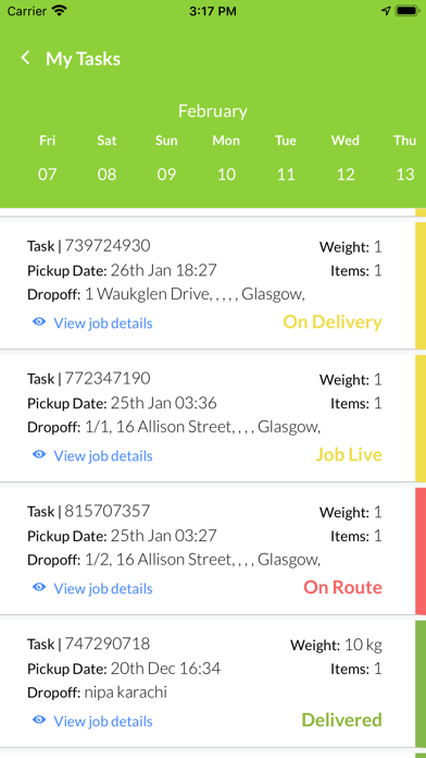 TaskMart Rider screenshot 2