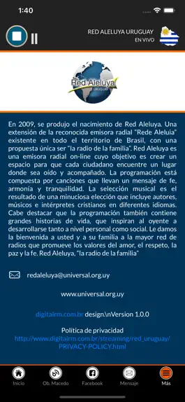 Game screenshot Red Aleluya Uruguay apk