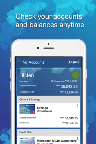 Metrobank Mobile Banking - náhled