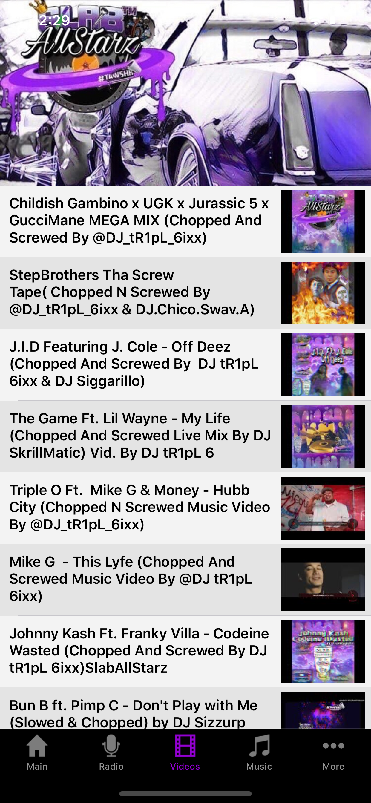 SlabAllStarz Chopped N Screwed screenshot 3