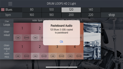 Screenshot #3 pour Drum Loops HD 2 Light