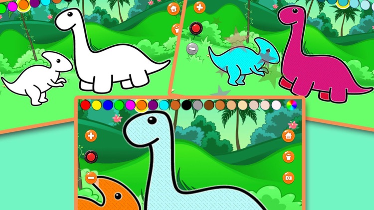 Funny Coloring For Dinosaur