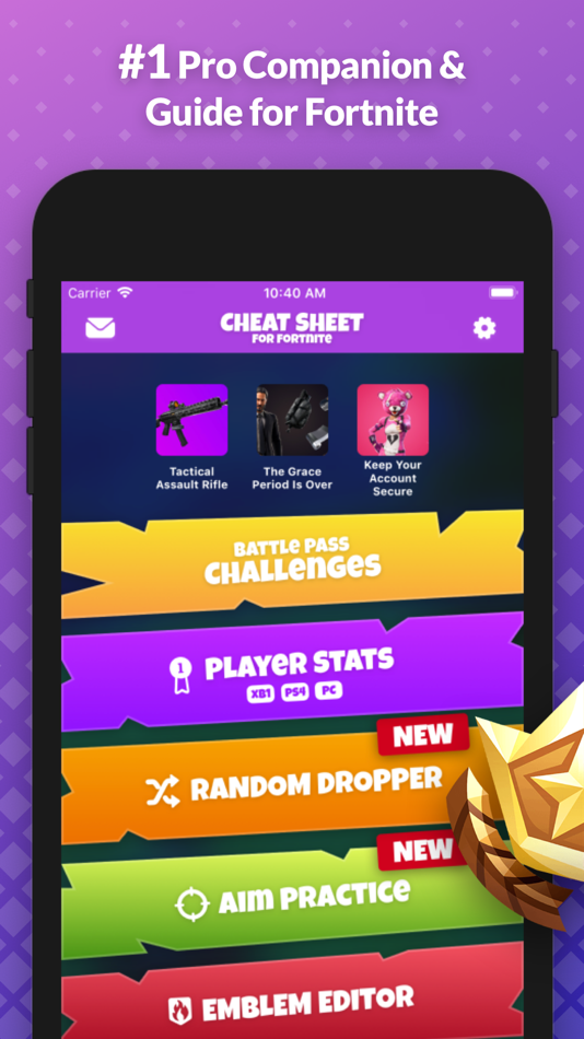 #1. Cheat Sheet Guide for Fortnite (iOS) بواسطة: Seejaykay LLC