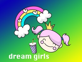 The LovelyDreamGirlsStck is a small sticker, which are show the sticker in cartoon