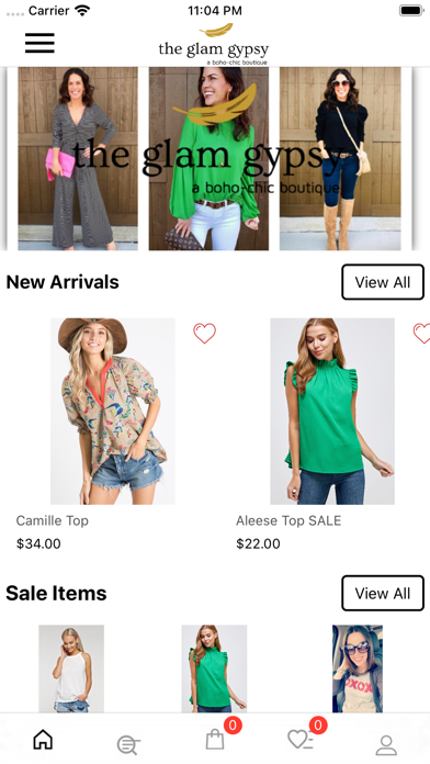The Glam Gypsy Boutique Screenshot