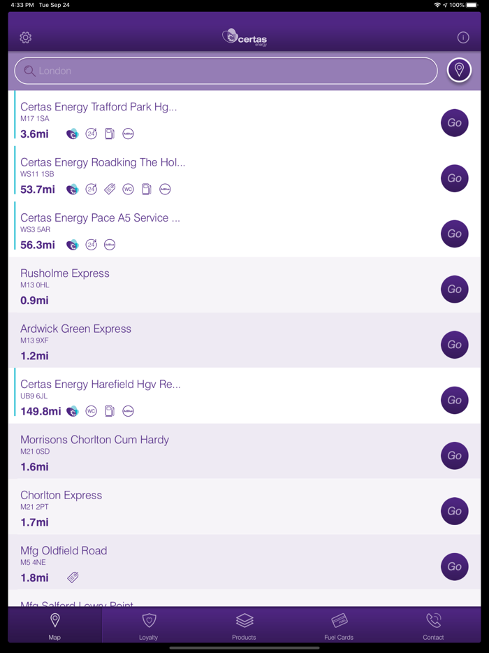 Certas Energy Fuel Card