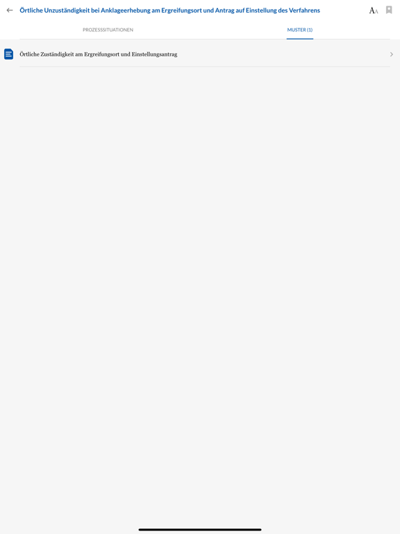 Der Strafprozess iPad screenshot