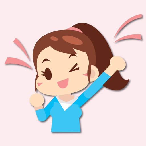 Girls Cute Stickers Pack icon