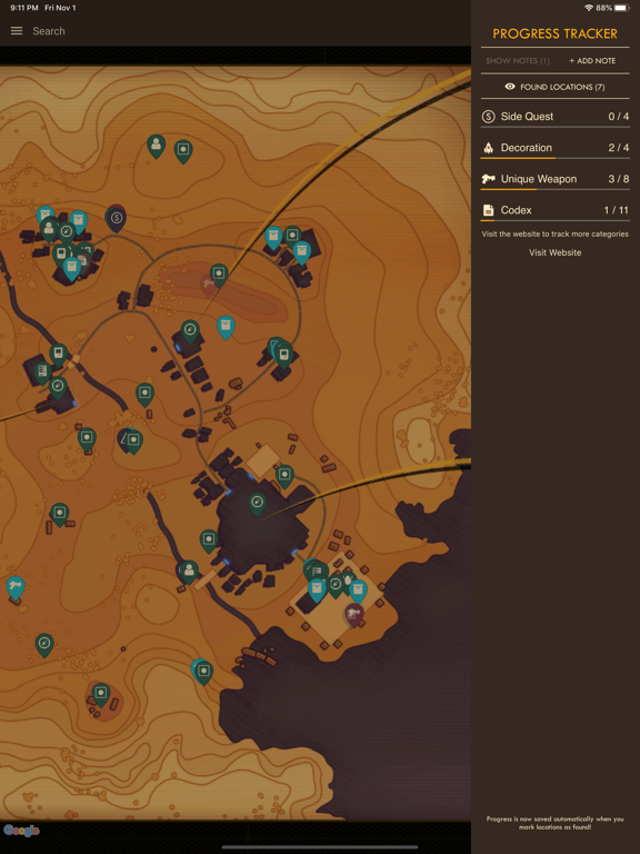 Screenshot #5 pour MapGenie for: The Outer Worlds