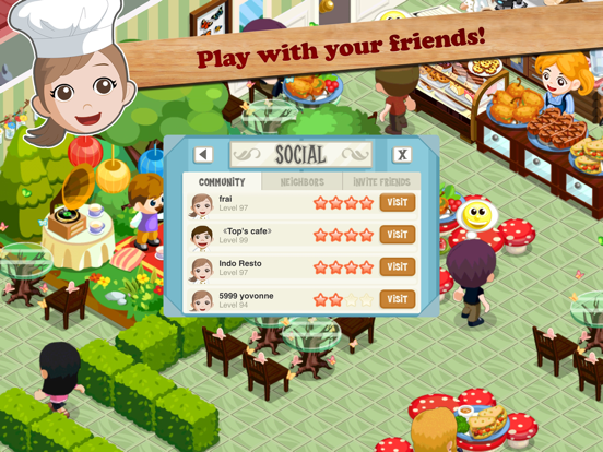 Restaurant Story iPad app afbeelding 4