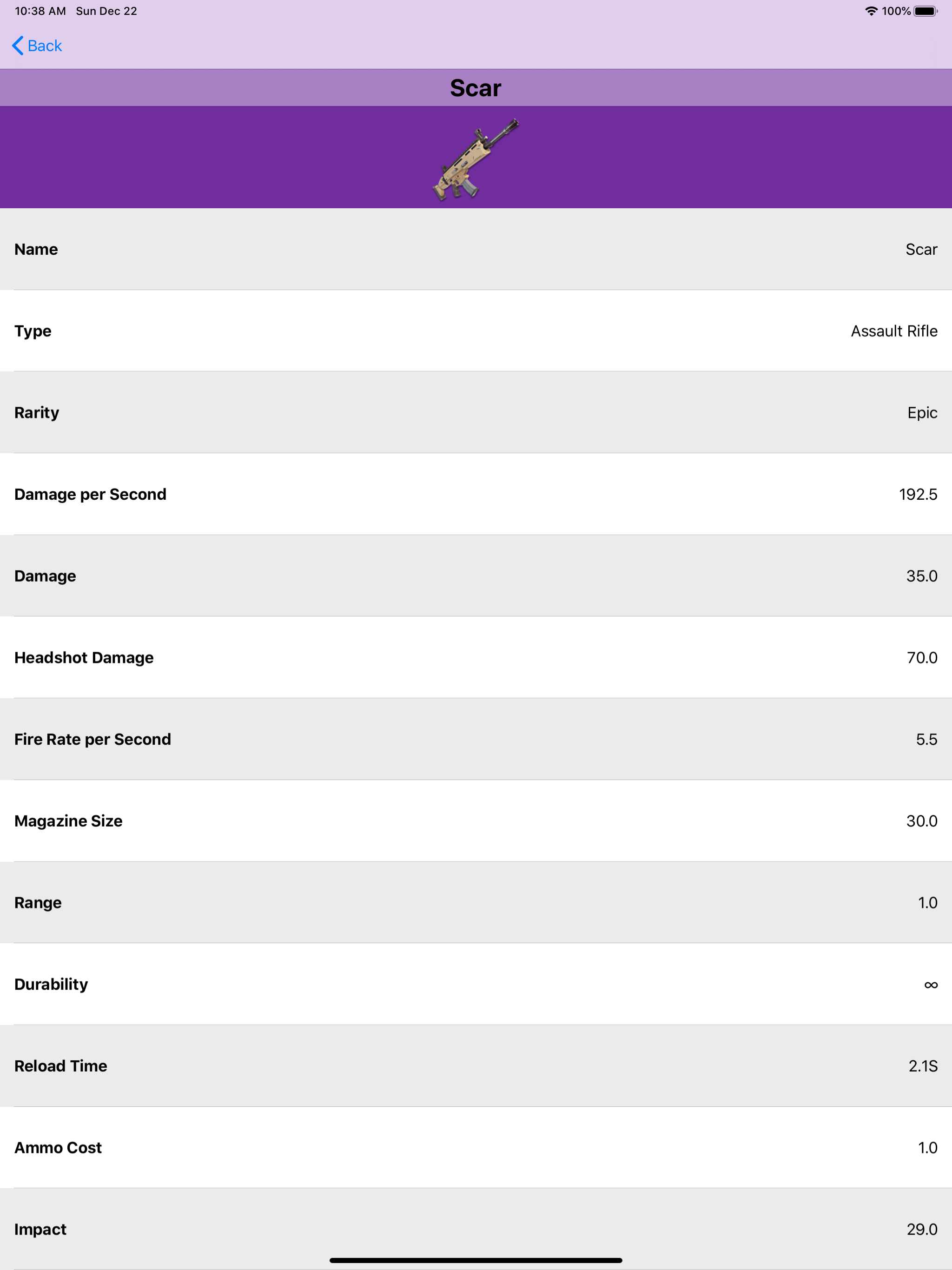 Gun Guide for Fortnite screenshot 5
