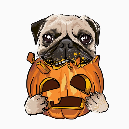 Halloween Puppy Dog Sticker IM