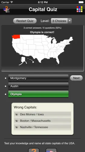 Capital Quiz screenshot 3