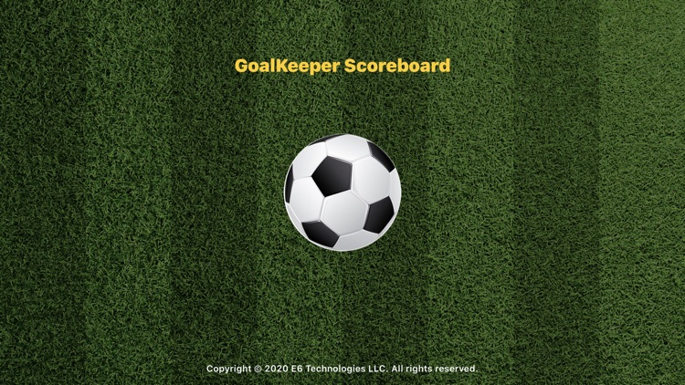 GoalKeeper Soccer Scoreboard