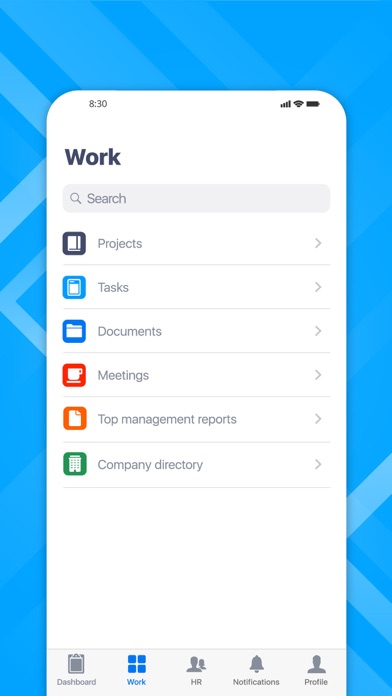 Screenshot 1 of OCA Internal App