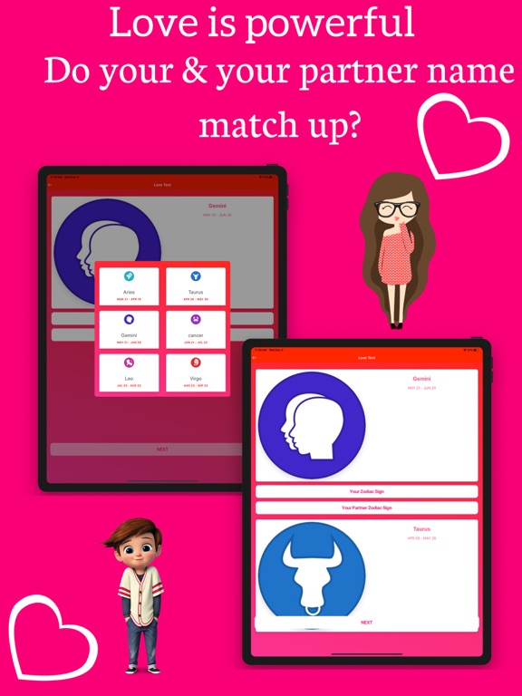 Love Test Compatibility Quiz iPad screenshot 4 - Entertainment app