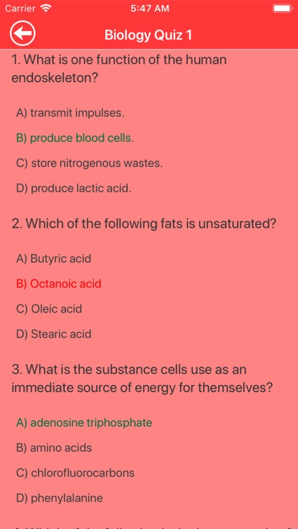 College Biology Quiz screenshot-5