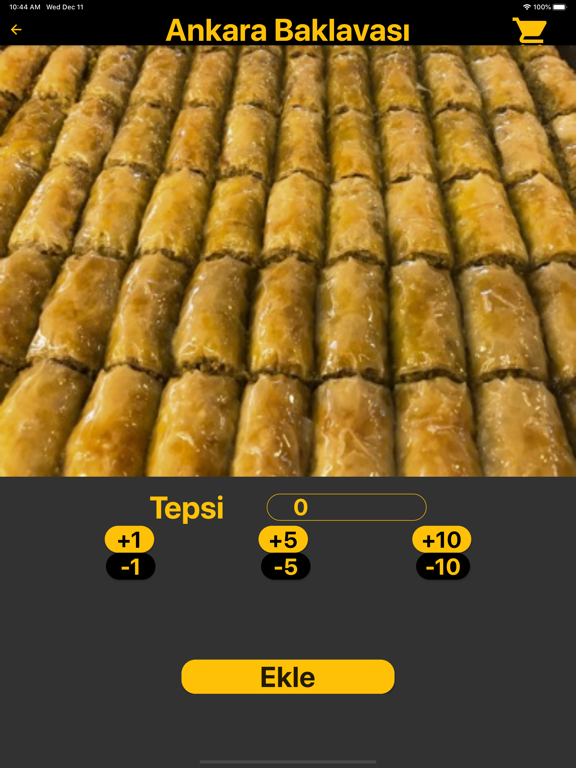 Baksan Sipariş iPad screenshot