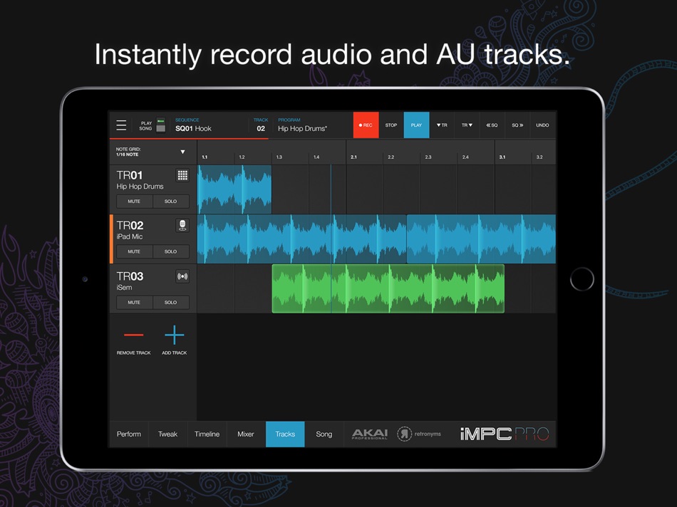 #2. iMPC Pro 2 (iOS) By: Akai Professional