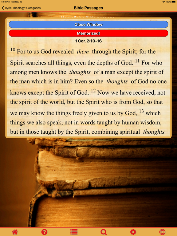 Screenshot #5 pour Ryrie Theology Central Passage