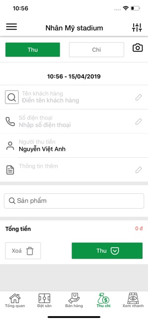 FMS-Phần mềm quản lý sân bóng(圖4)-速報App