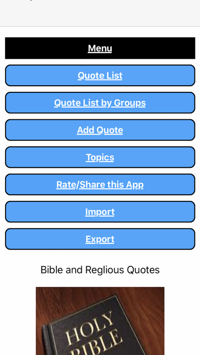 My Bible Quotes screenshot 2