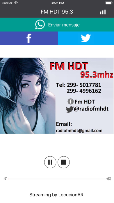 FM HDT 95.3 screenshot
