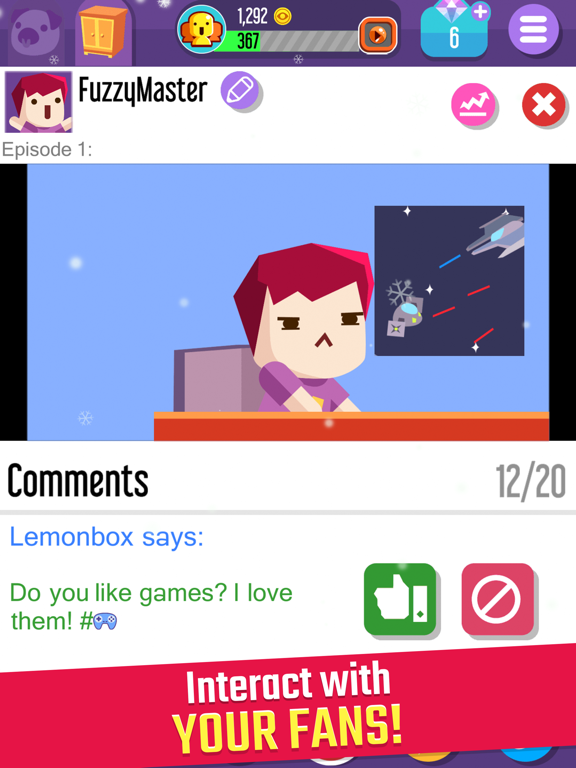 Скачать игру Vlogger Go Viral - видео канал
