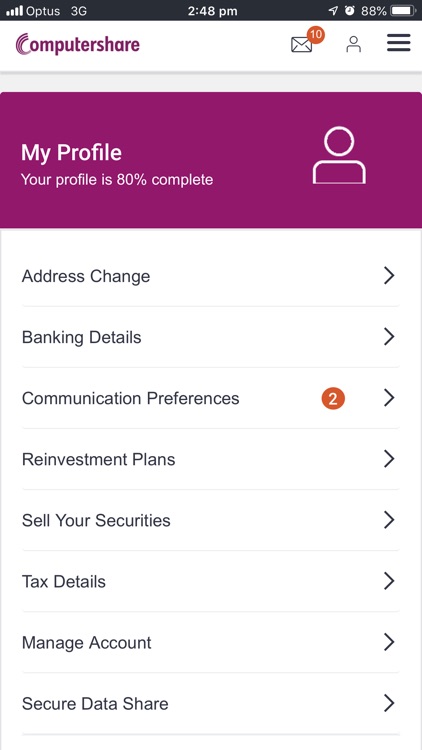 Computershare Investor Centre screenshot-3