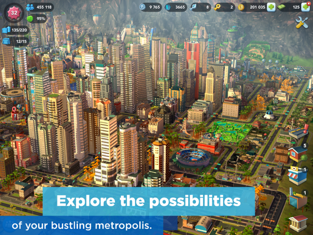 ‎SimCity BuildIt תמונות מסך