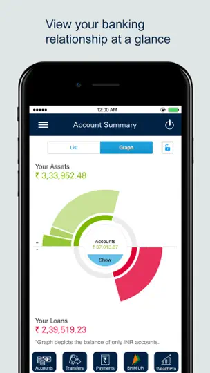 Screenshot von MyBank India-Deutsche Bank auf dem iPhone 2