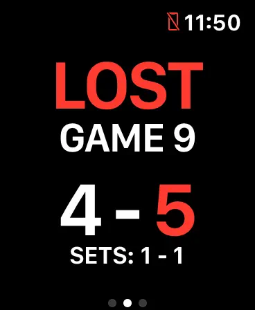 Screenshot #3 pour Easy Tennis Score Keeper