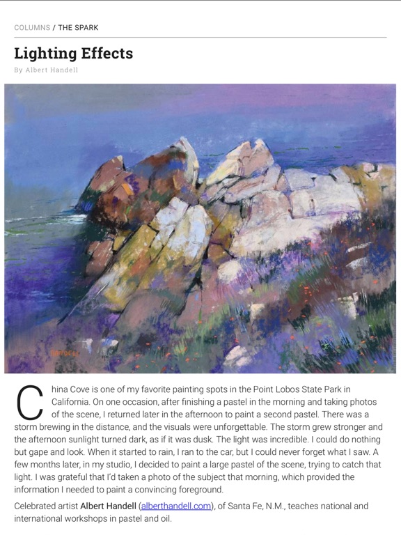 Pastel Journal iPad screenshot 7 - Magazines & Newspapers app