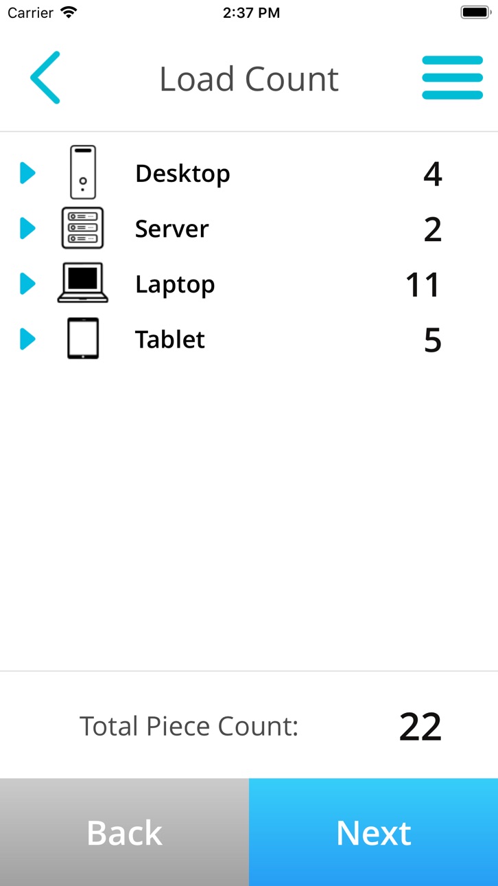 iPhone screenshot