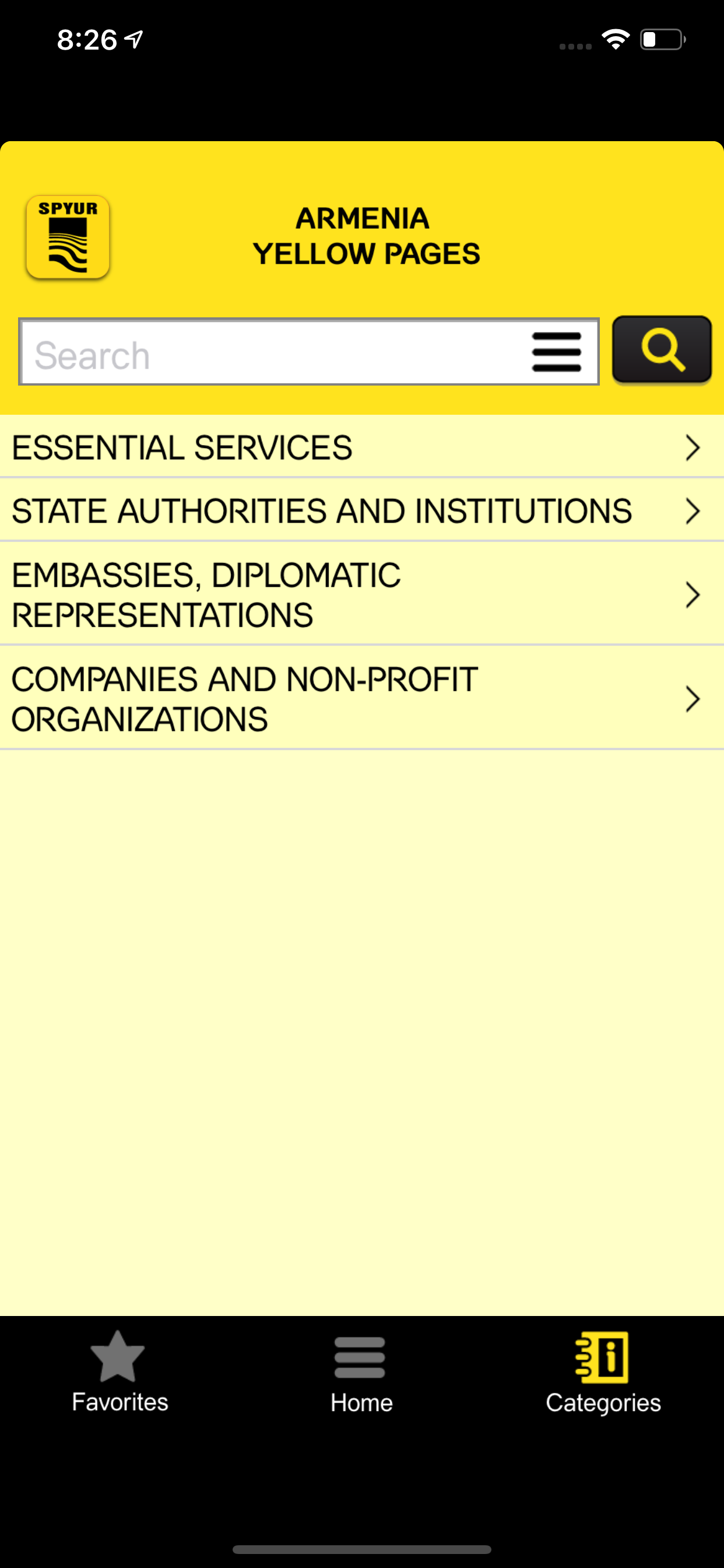 Armenia Yellow Pages