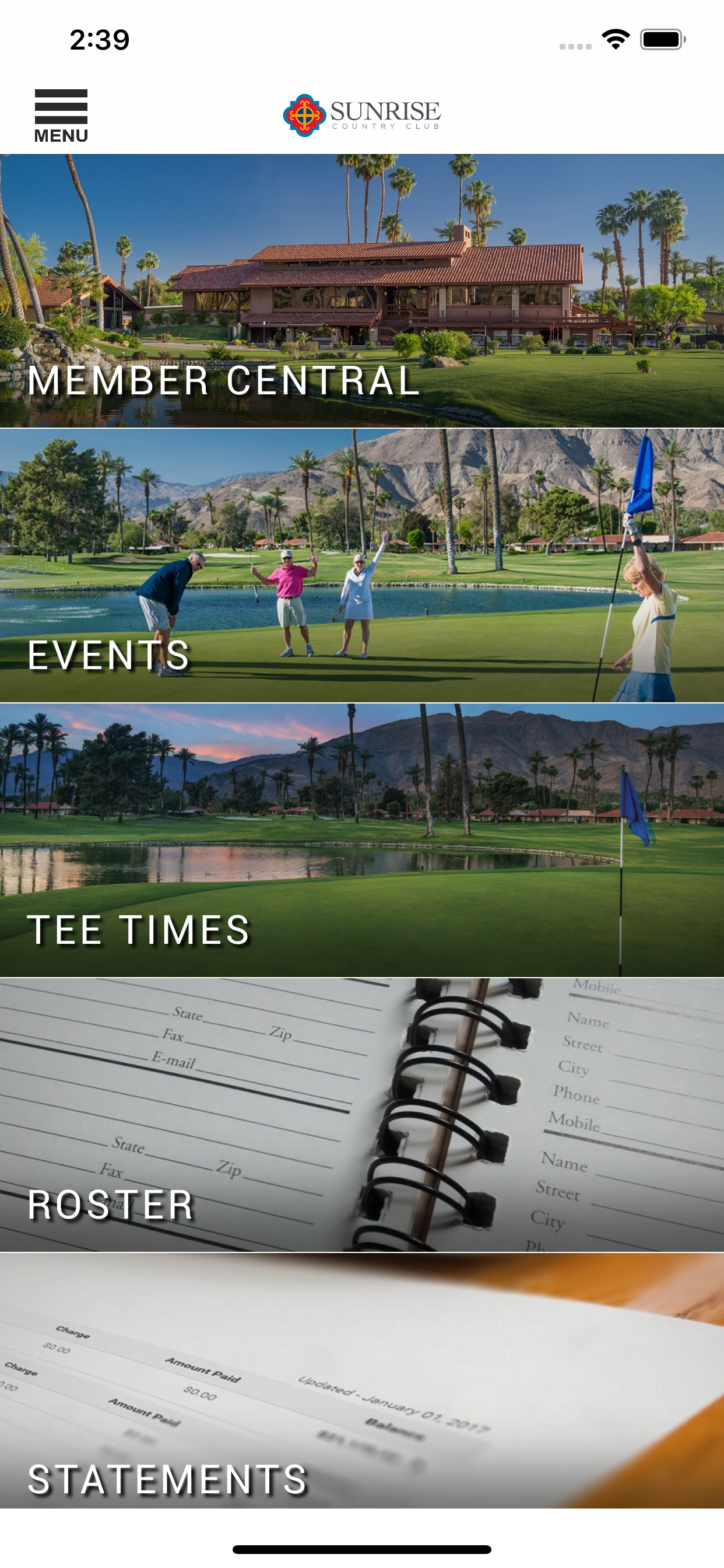 Sunrise Country Club