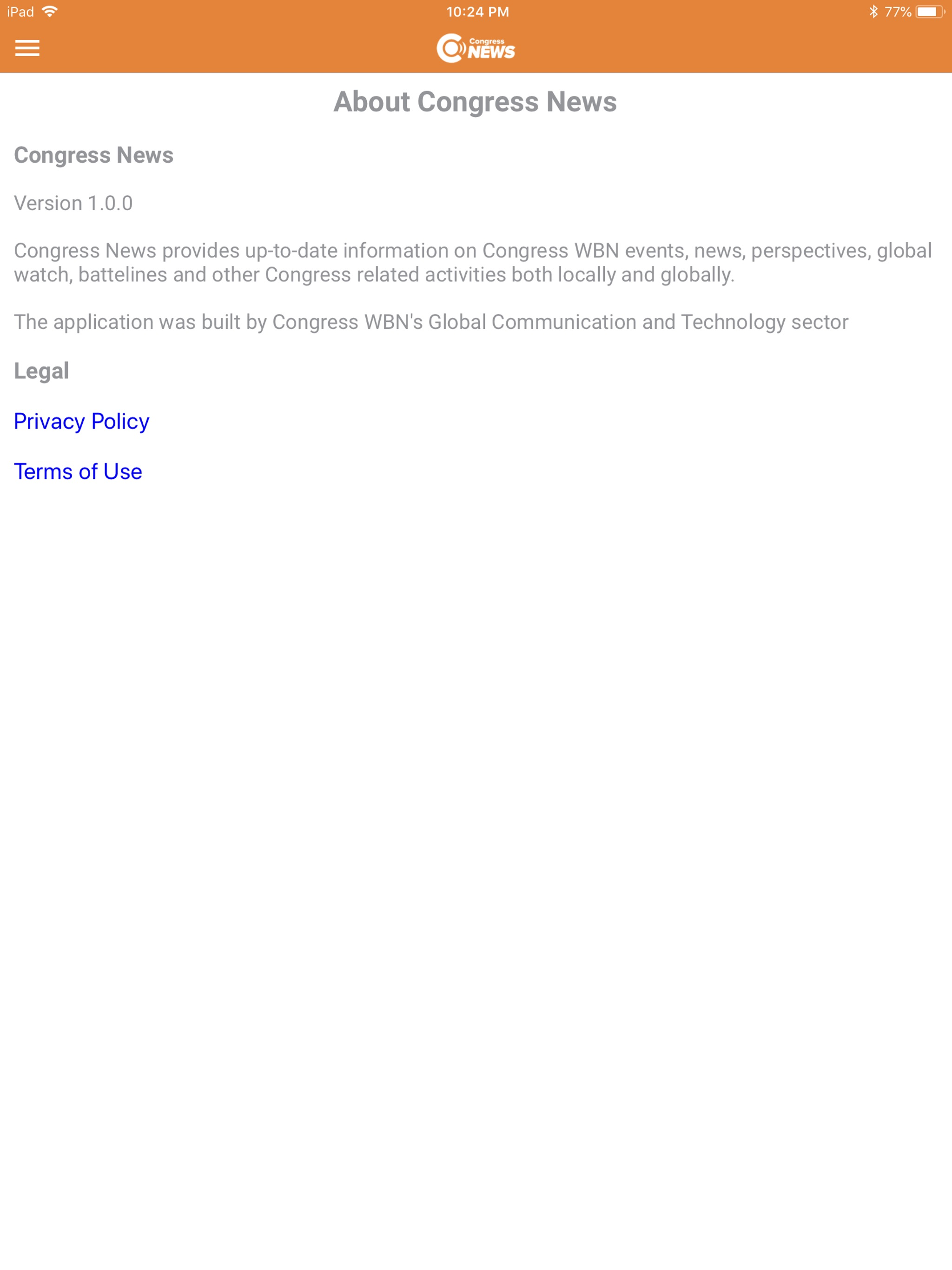Congress News screenshot 7