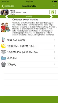 WomanLog Baby Calendar iphone bilder 1