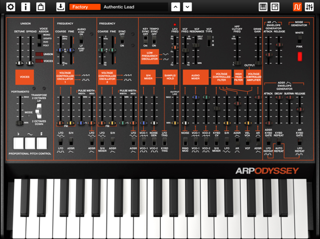 ARP ODYSSEi スクリーンショット