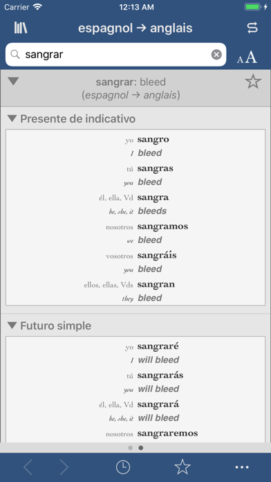 Screenshot #2 pour Vox espagnol-anglais médical