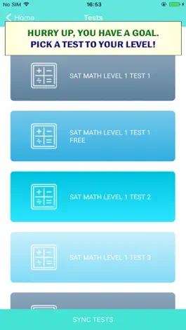 Game screenshot Test Me! Master SAT/ACT/TOEFL apk