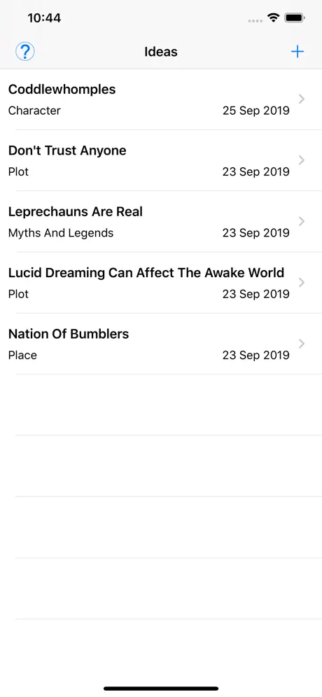 WriteIdeas