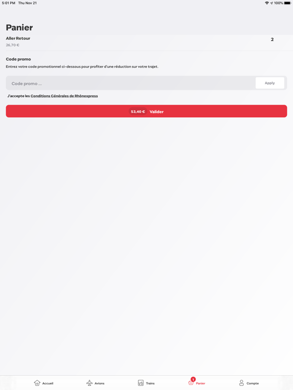 Rhonexpress iPad screenshot 5 - Travel app