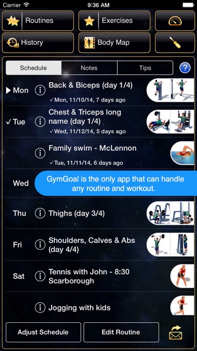 GymGoal Pro screenshot1